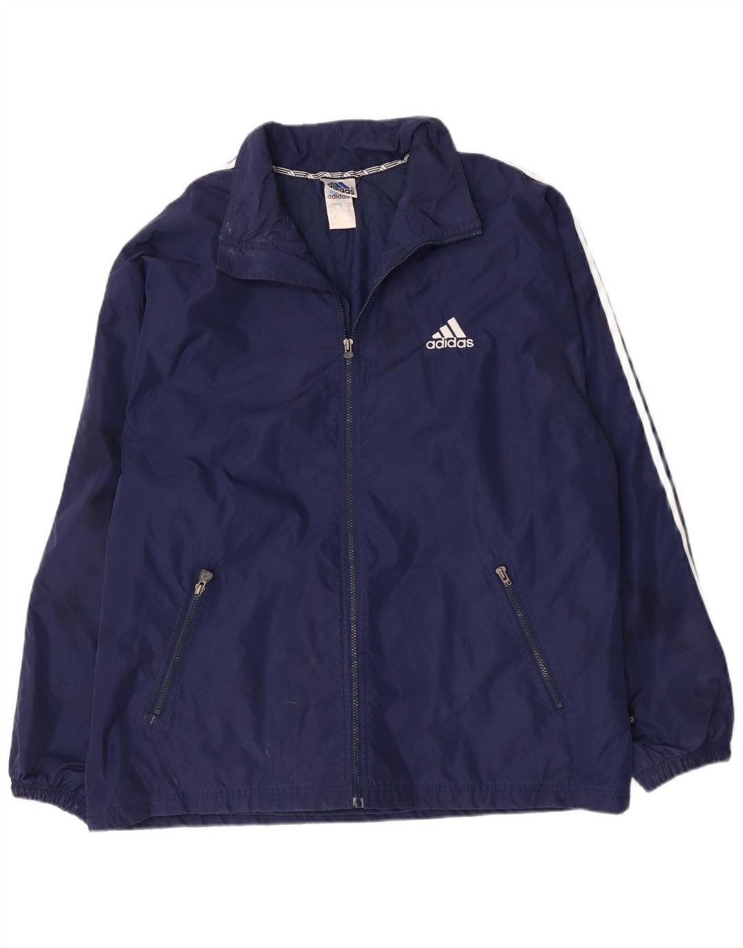 Jachetă de vânt pentru bărbați Adidas UK 44/46 Poliamidă mare albastru bleumarin