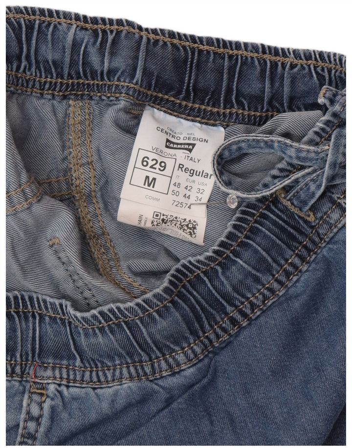 Pantaloni scurți din denim cargo pentru bărbați Carrera 629 IT 48 Medium W32 Bumbac albastru
