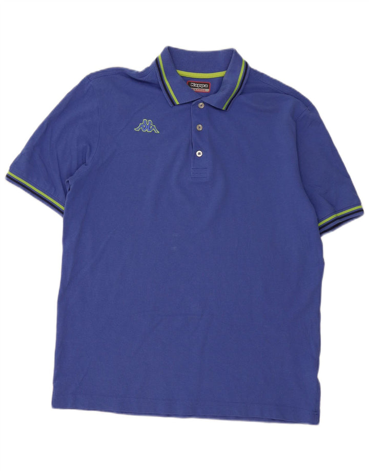 Cămașă polo pentru bărbați Kappa XL Bumbac albastru
