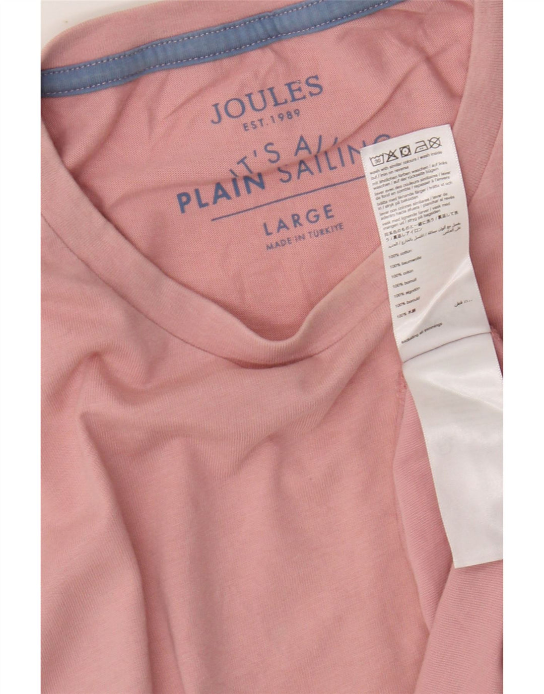 Tricou bărbați JOULES Top mare bumbac roz