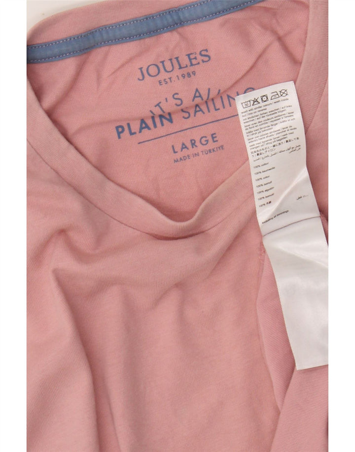 Tricou bărbați JOULES Top mare bumbac roz