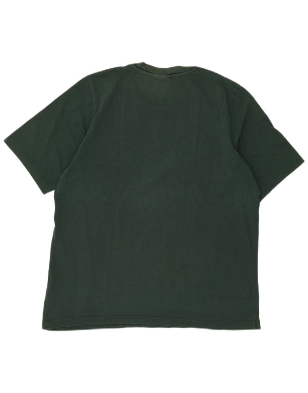 Tricou grafic ADIDAS pentru bărbați Top mare din bumbac verde