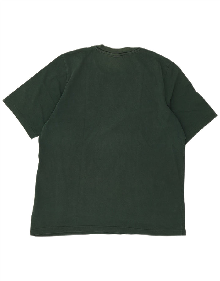 Tricou grafic ADIDAS pentru bărbați Top mare din bumbac verde