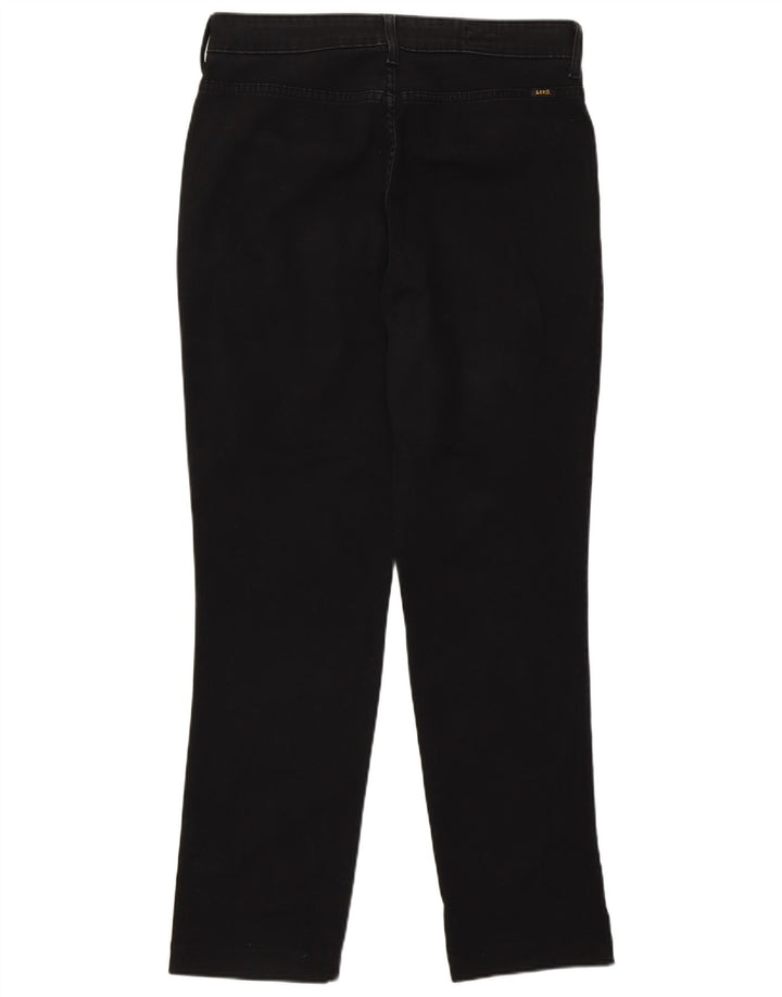 Blugi drepti pentru femei Lee W34 L28 bumbac negru