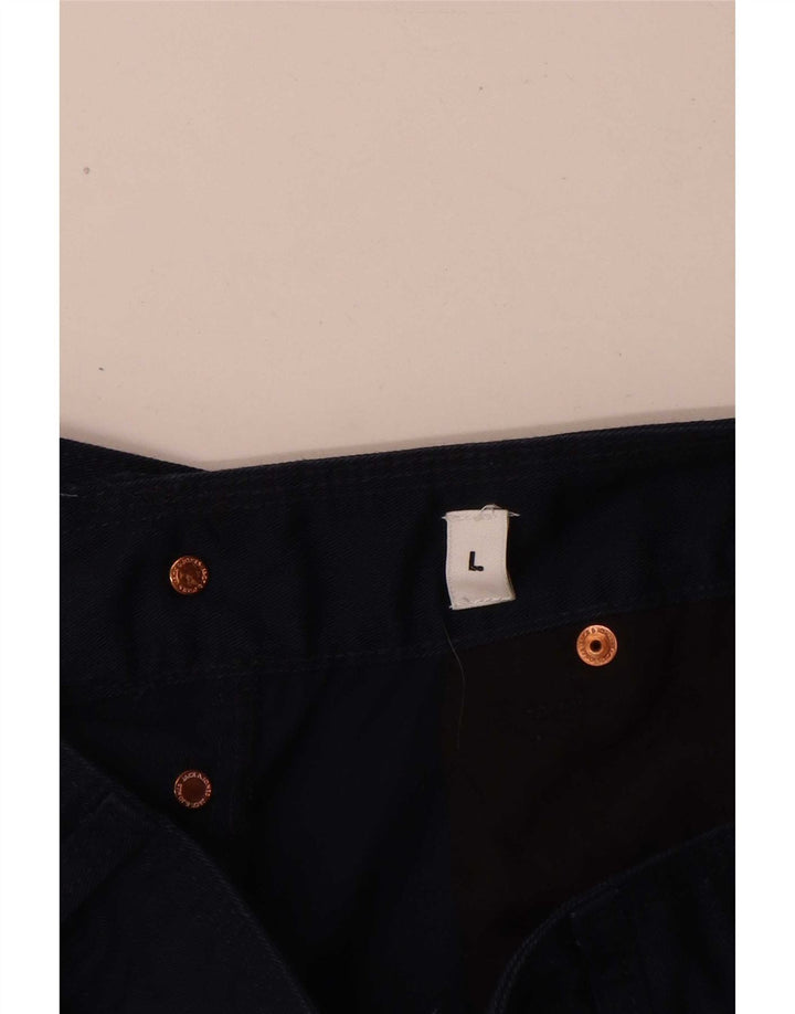 Pantaloni scurți chino Jack & Jones pentru bărbați, mari W34, poliester bleumarin
