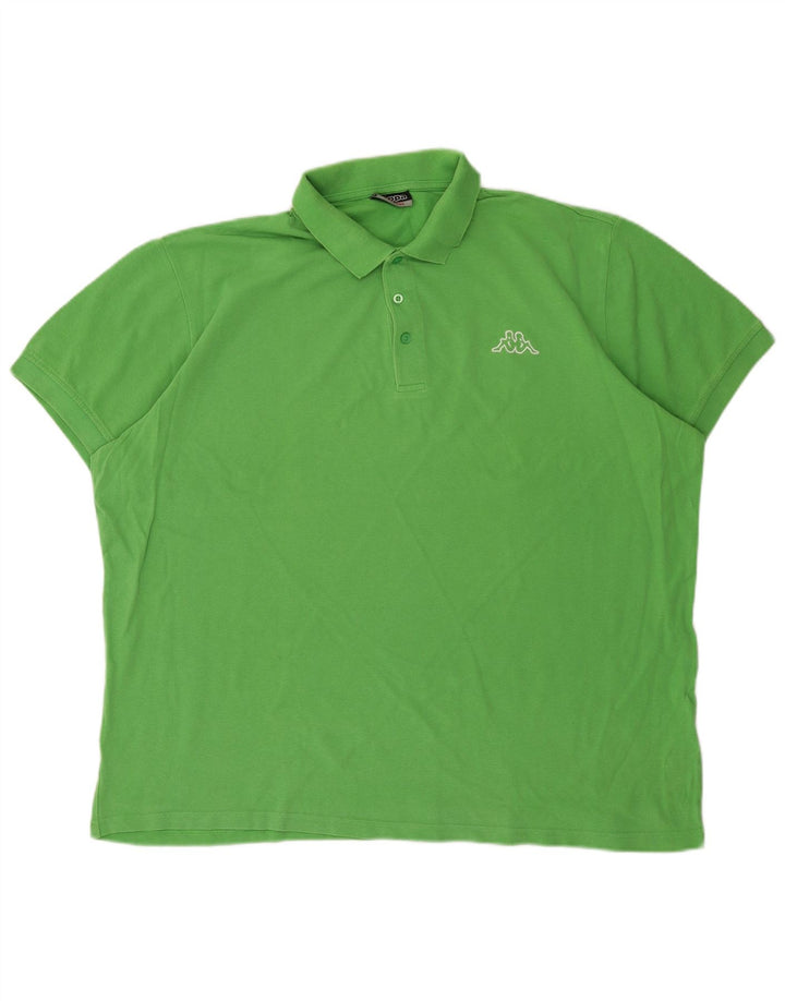Cămașă polo pentru bărbați KAPPA 2XL bumbac verde