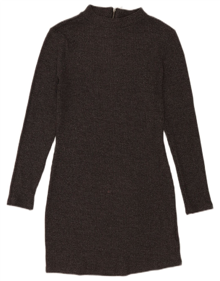 Rochie cu mânecă lungă pentru femei Marks & Spencer UK 12 Medium Gri Pete