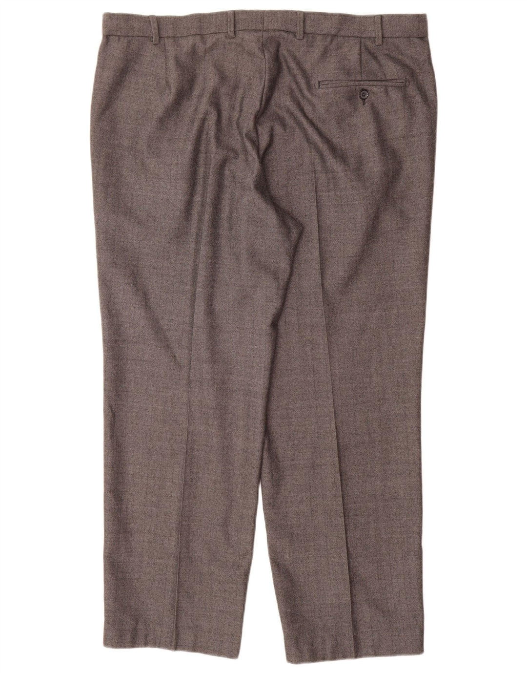Marks & Spencer Pantaloni de costum drepte pentru bărbați, L40 L29 Lână gri