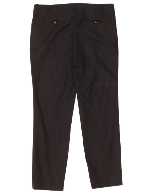 Pantaloni chino slim pentru femei Zara EU 42 Large W32 L27 Bumbac negru