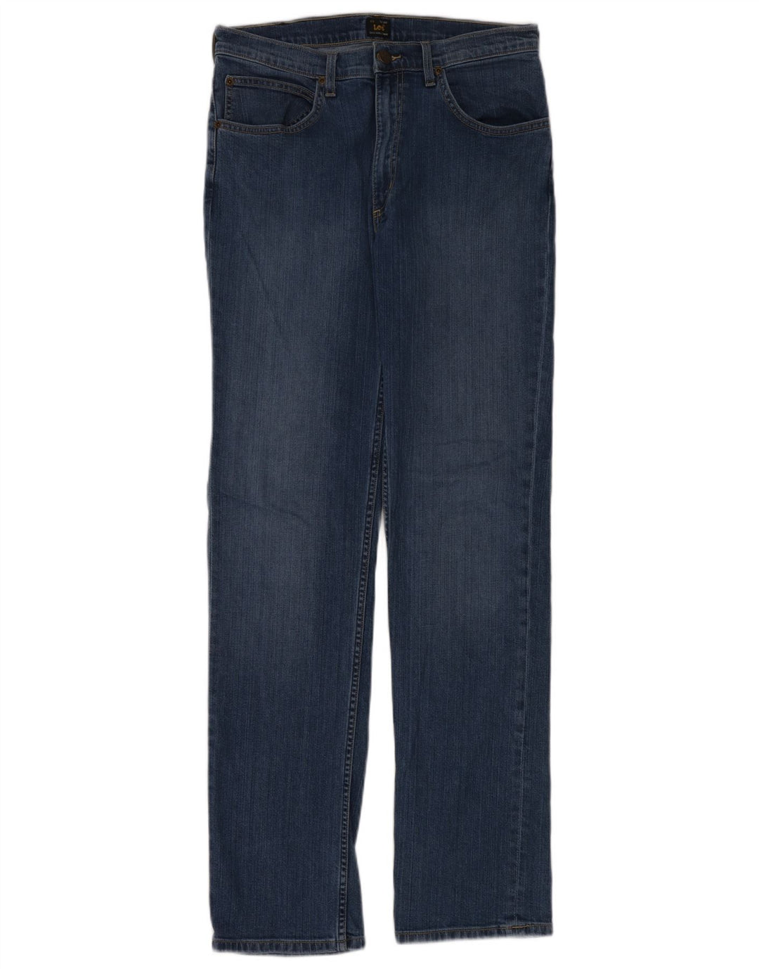 Blugi Lee Brooklyn drepte pentru femei W33 L34 bumbac albastru