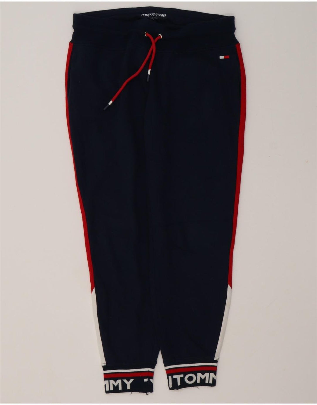 TOMMY HILFIGER Pantaloni de trening pentru femei Pantaloni de jogging UK 14 Medium Bleumarin