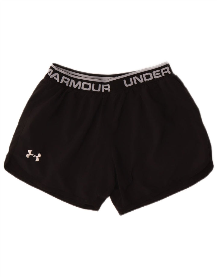 Pantaloni scurți sport grafic pentru fete UNDER ARMOUR 13-14 ani XL negru