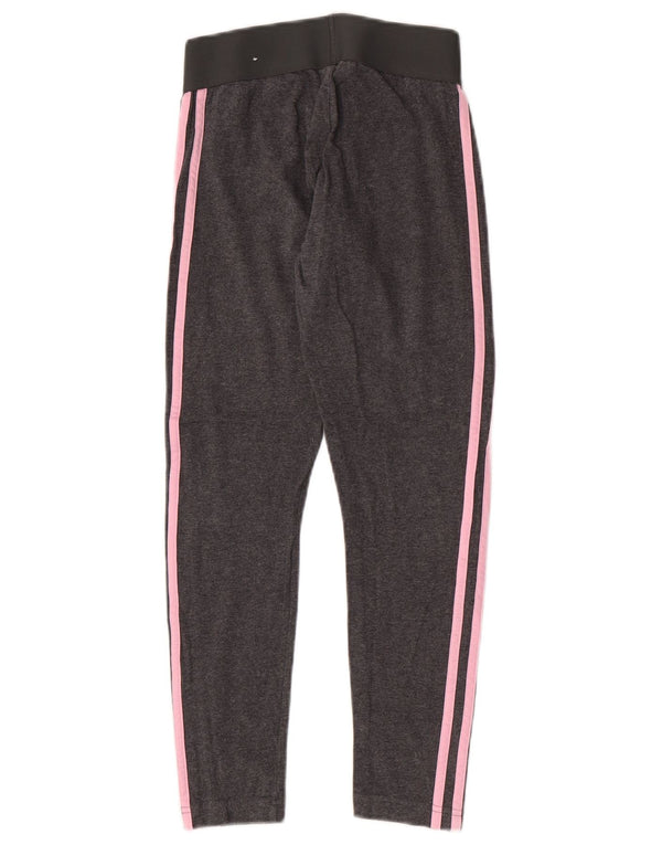 Leggings cu grafic pentru femei Adidas UK 4/6 XS sport cu dungi gri