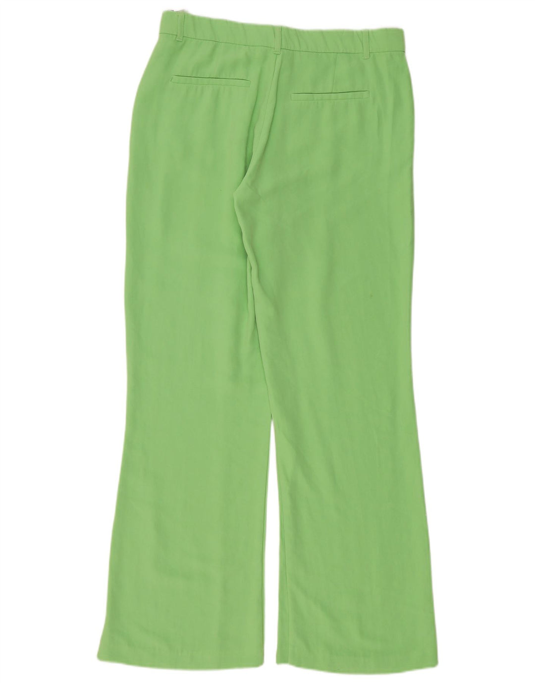 Pantaloni chino drepți pentru femei Zara L34 L33 Poliester verde
