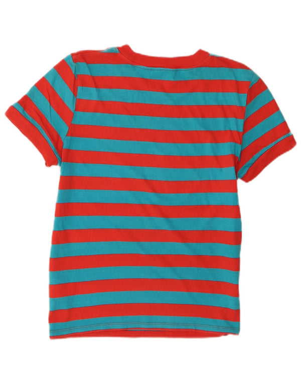 Tricou grafic Wrangler pentru femei Top UK 6 XS bumbac cu dungi portocalii