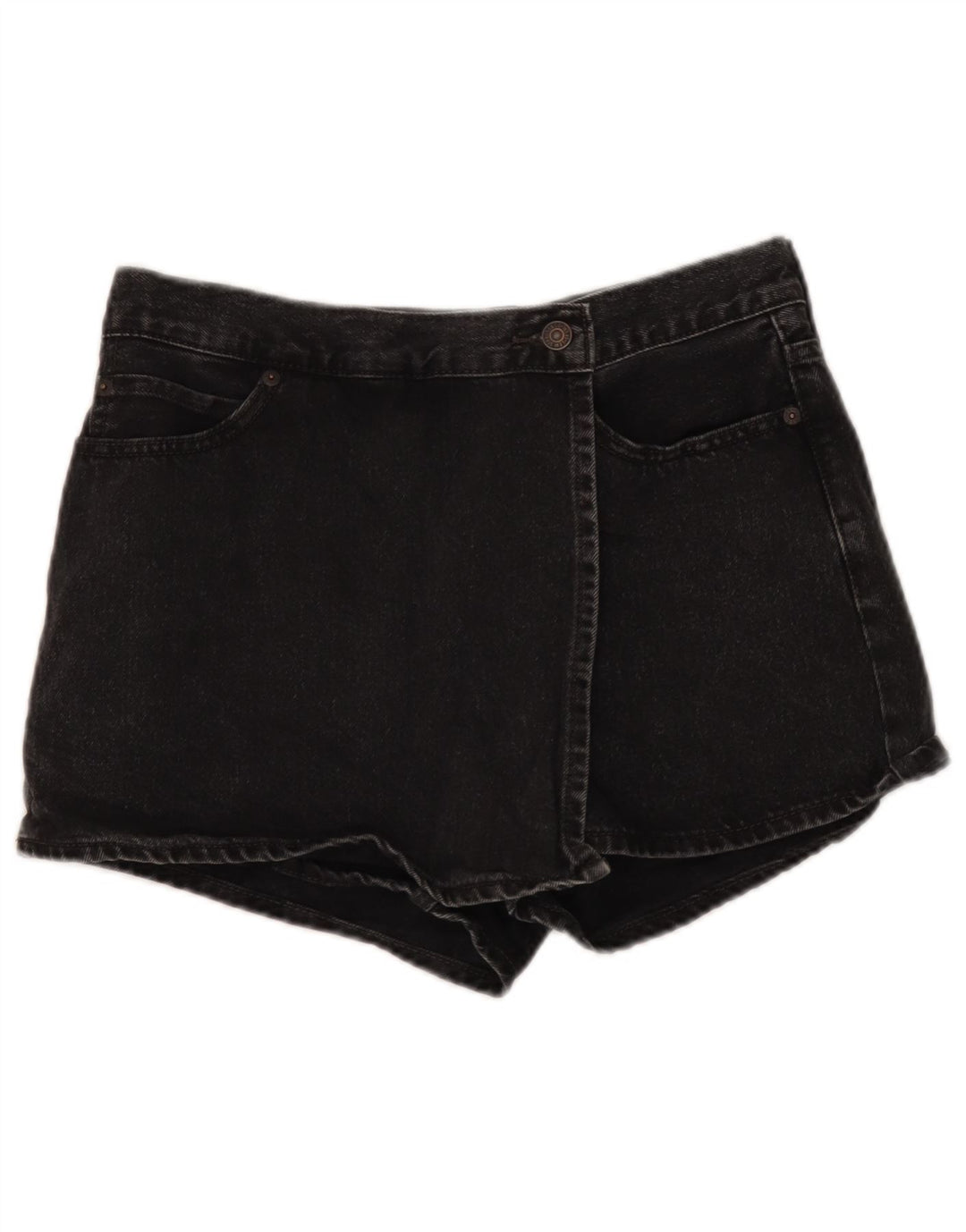 Pantaloni scurți Levi's de damă din denim W28 bumbac mediu negru