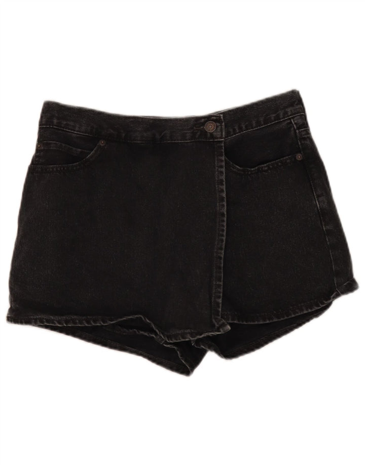 Pantaloni scurți Levi's de damă din denim W28 bumbac mediu negru