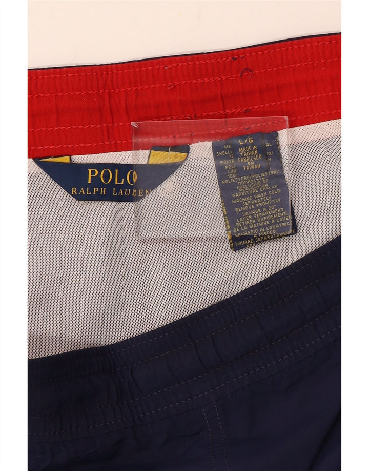 POLO RALPH LAUREN Pantaloni scurți de baie pentru bărbați, nailon mari, albastru