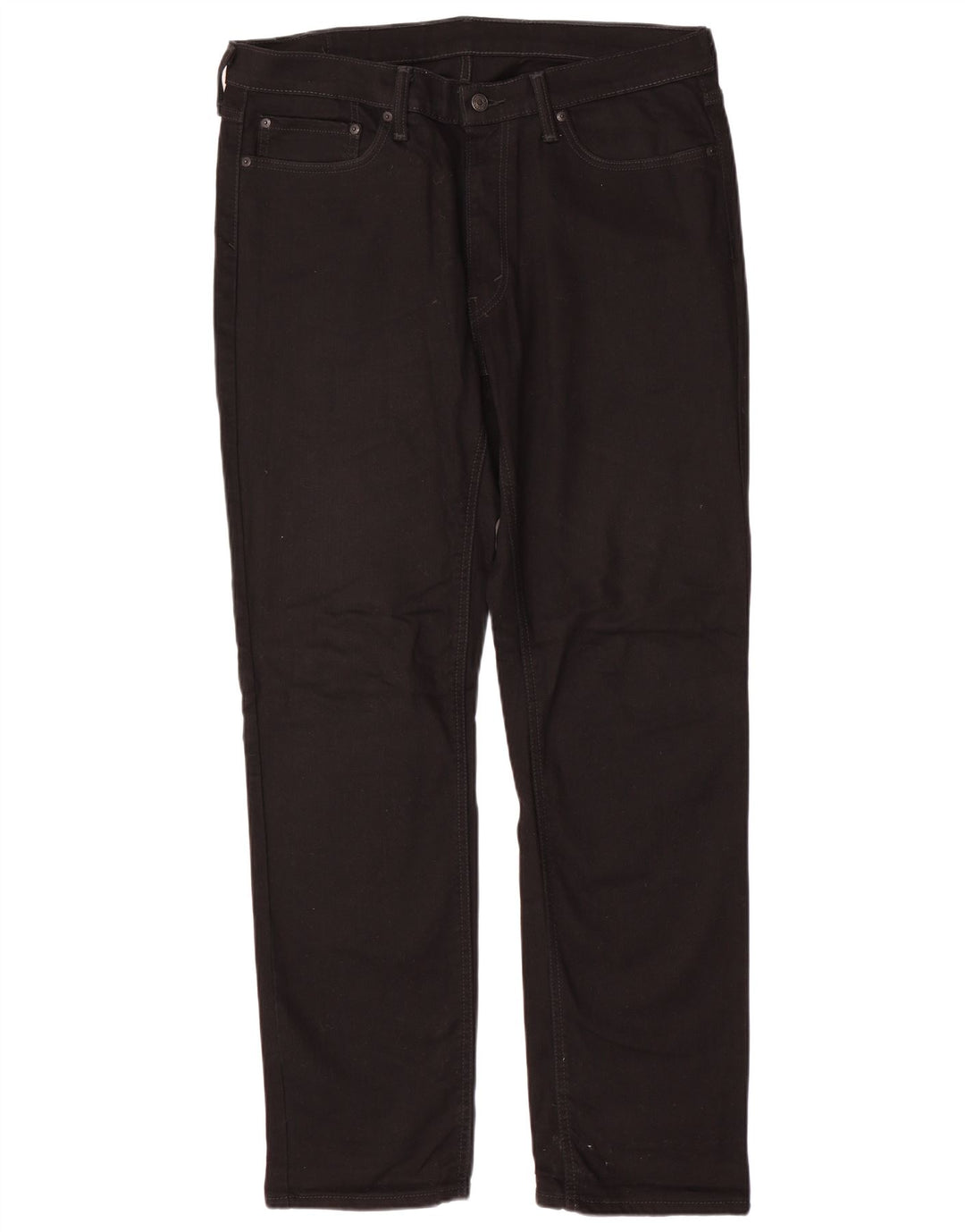 Blugi drepti pentru bărbați LEVI'S W36 L34 bumbac negru