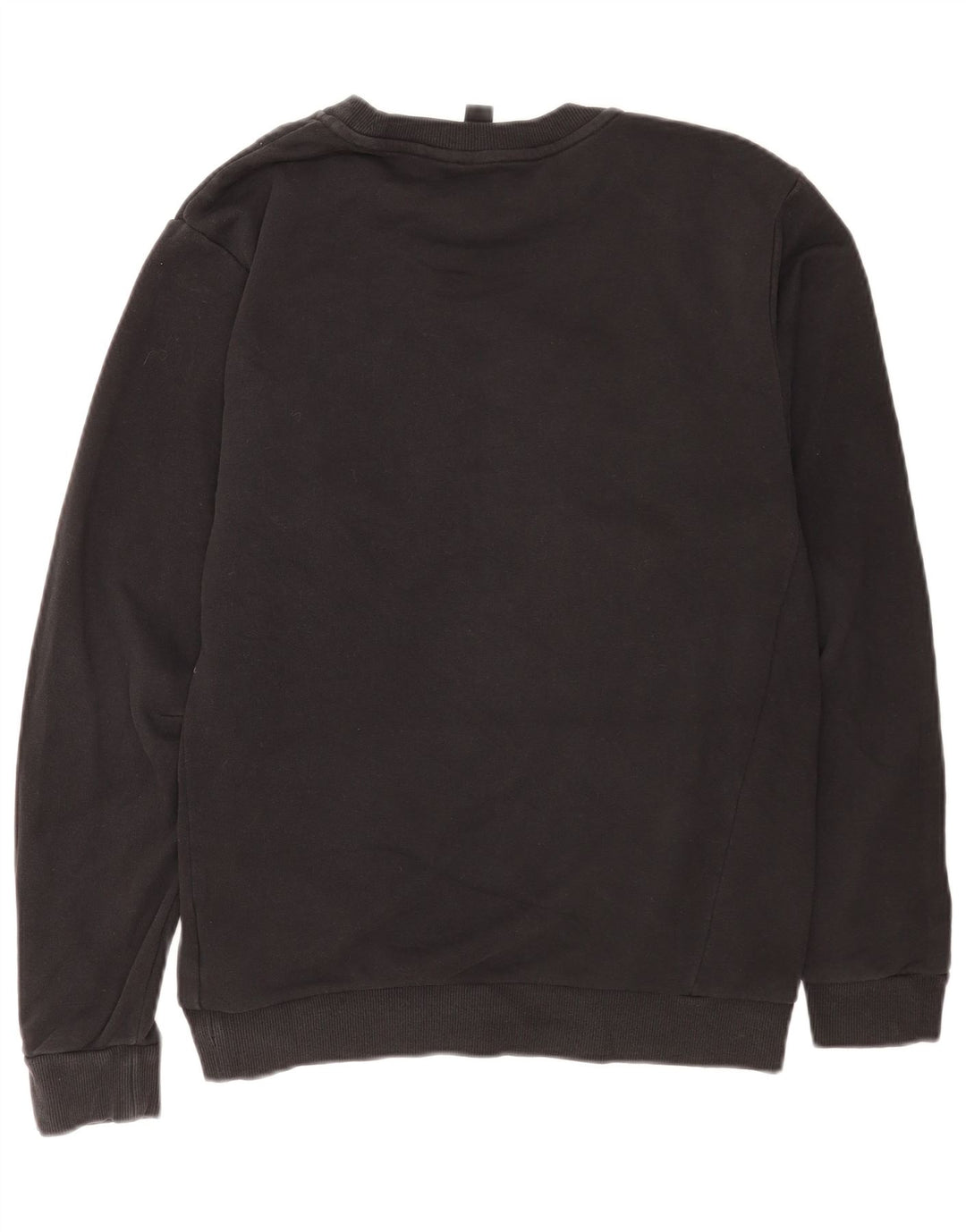 Hanorac grafic pentru bărbați Adidas Jumper mediu din bumbac negru