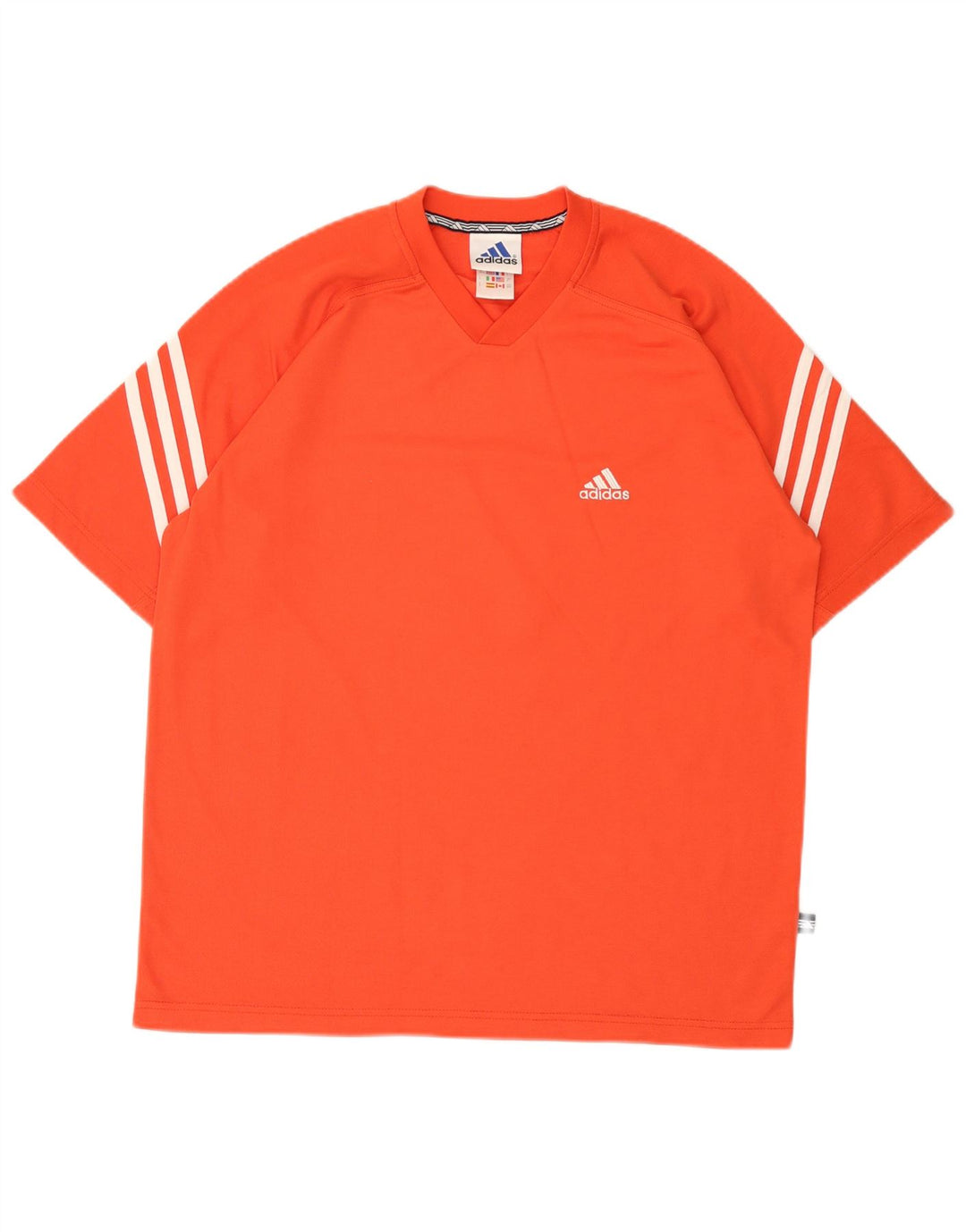 Tricou grafic pentru bărbați Adidas Top UK 40/42 Poliester portocaliu mediu