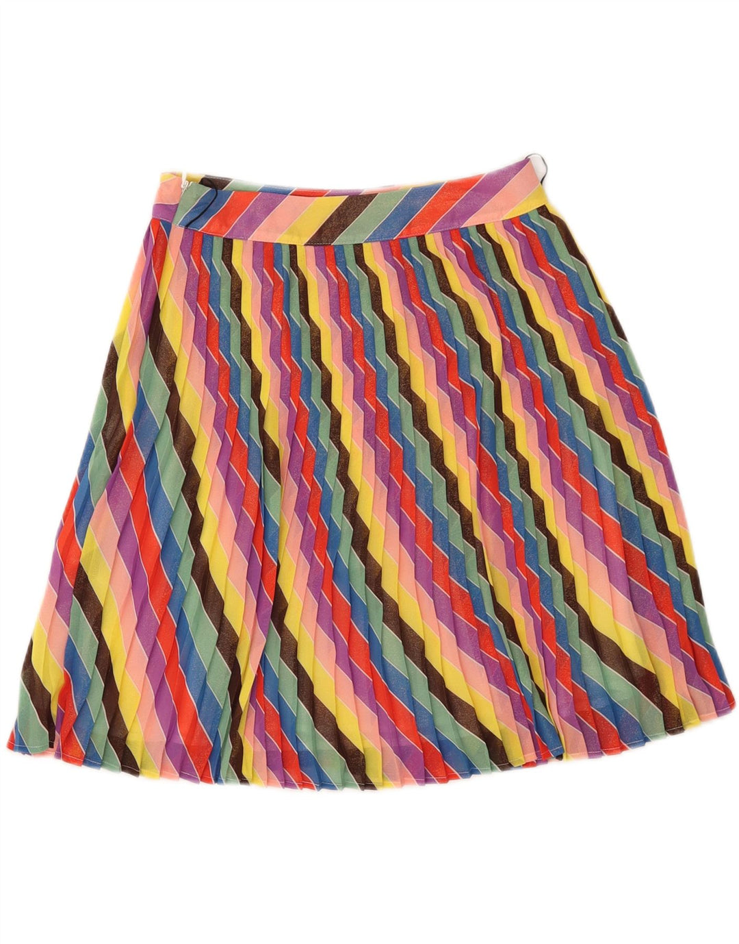 GUESS Womens Knife Pleated Skirt W27 Small  Multicoloured Striped