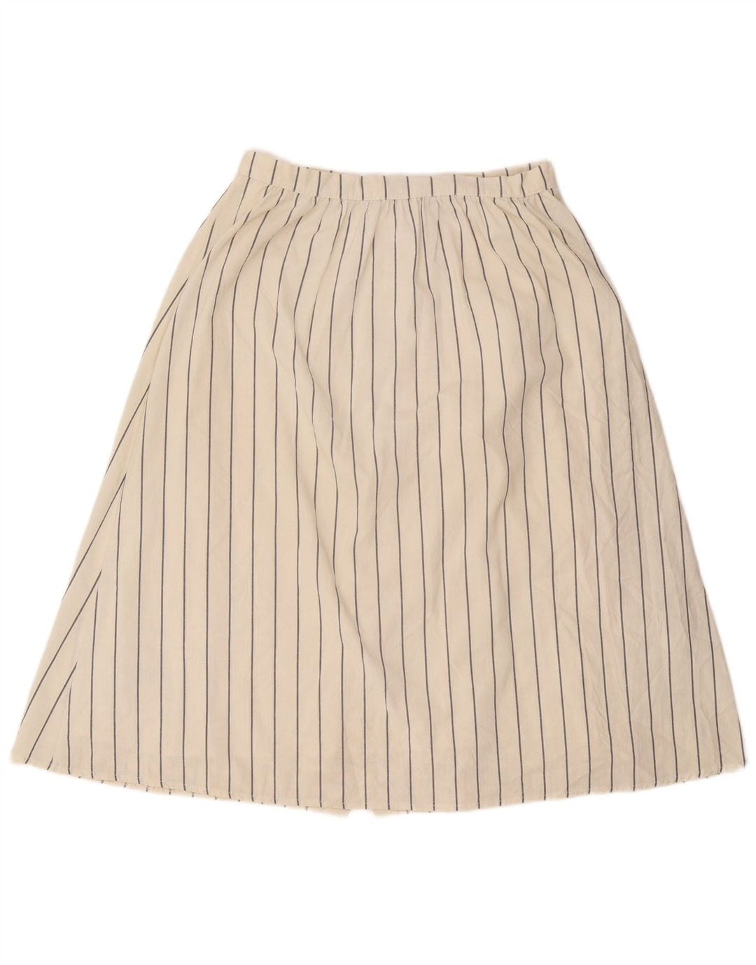 Fusta A-Line Oasis pentru femei UK 12 Medium W28 Cu dungi albe