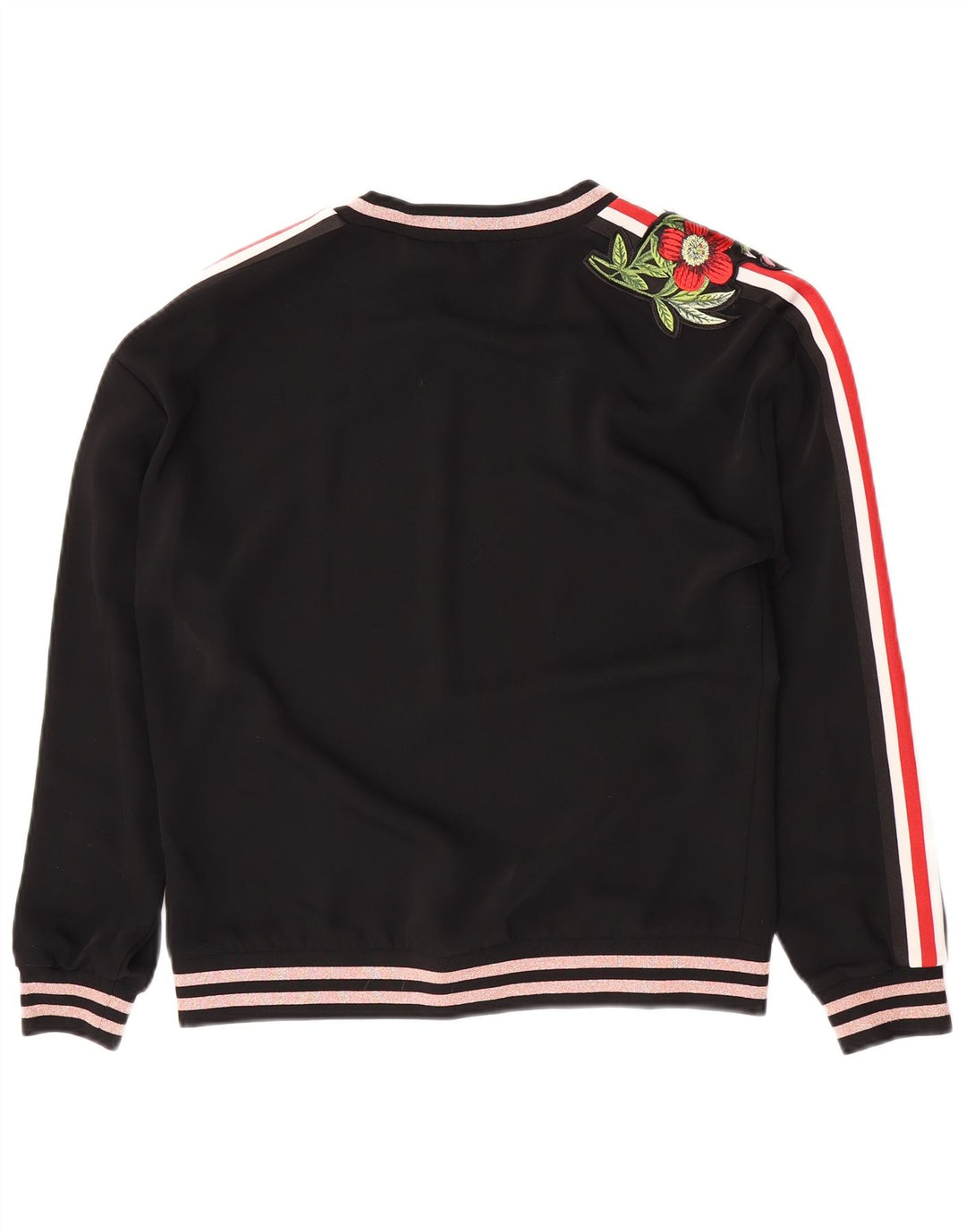Pulover cu grafic pentru femei Ted Baker UK 14 Medium Black Floral