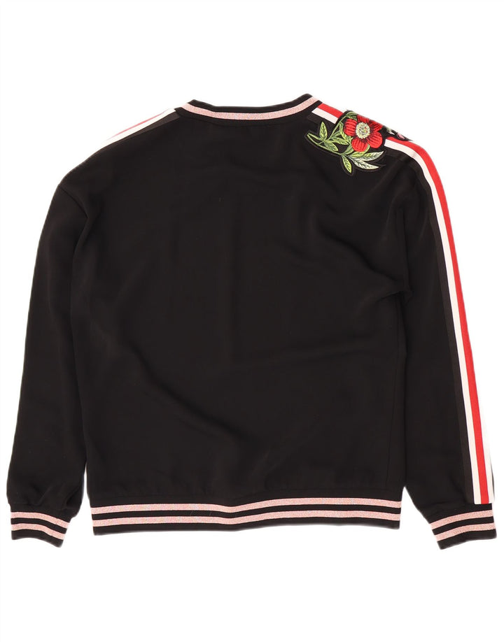 Pulover cu grafic pentru femei Ted Baker UK 14 Medium Black Floral