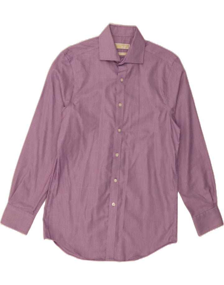 MICHAEL KORS Mens Shirt Size 15 Medium Purple Cotton Vintage Michael Kors and Second-Hand Michael Kors from Messina Hembry 