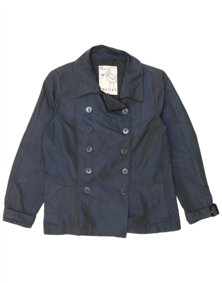 i Blues Jachetă scurtă pentru damă, cu două piept, Marea Britanie 12 Medium Bleumarin