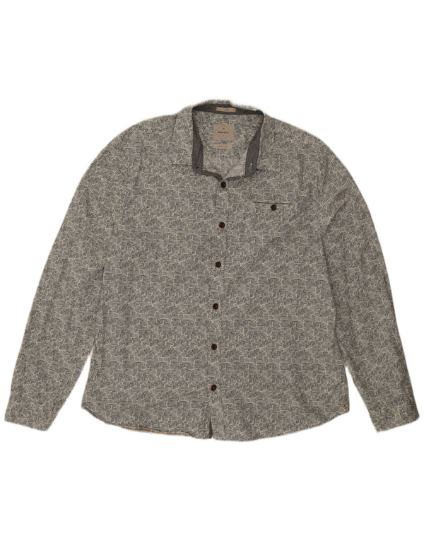 White Stuff Cămașă Slim Fit 2XL Albastru Bumbac Geometric