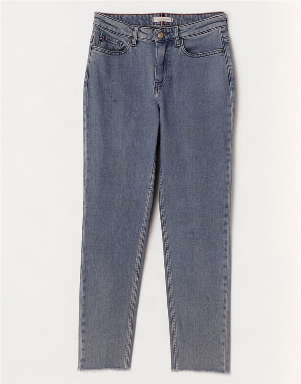 Blugi Tommy Hilfiger pentru femei Gramercy Crop Tapered W27 L25 Bumbac albastru