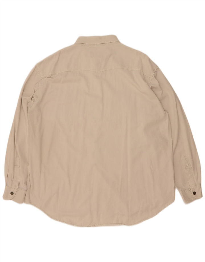 Cămașă Vintage pentru bărbați 2XL Bej