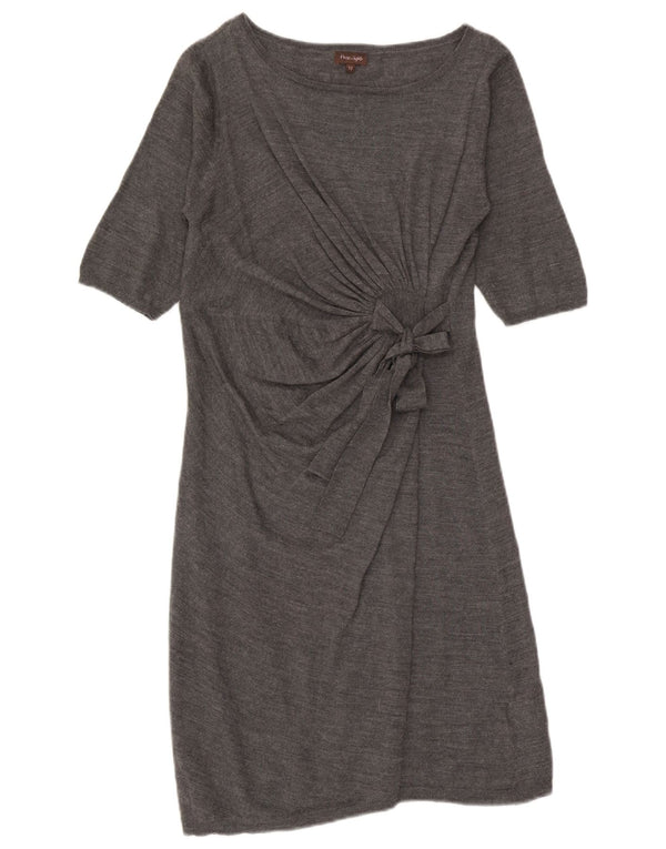 Rochie jumper cu mâneci scurte pentru femei Phase Eight UK 12, gri mediu
