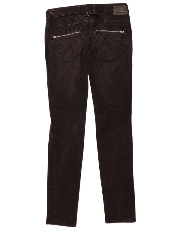 Blugi skinny cu talie joasă pentru femei Diesel L30 L34, bumbac negru