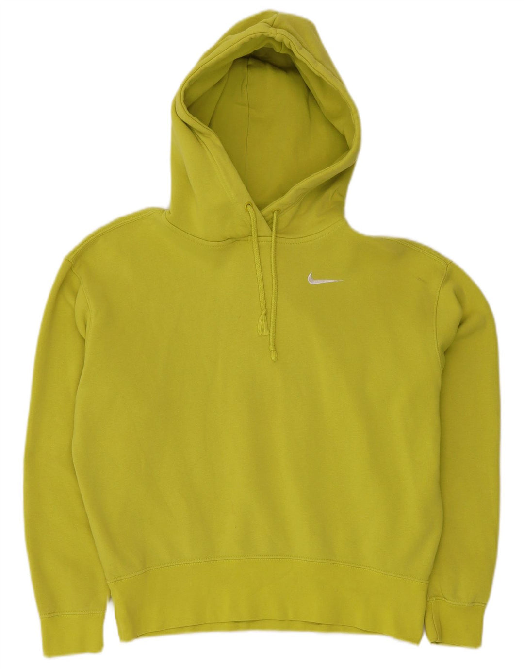 Pulover supradimensionat pentru femei NIKE UK 6 XS bumbac galben