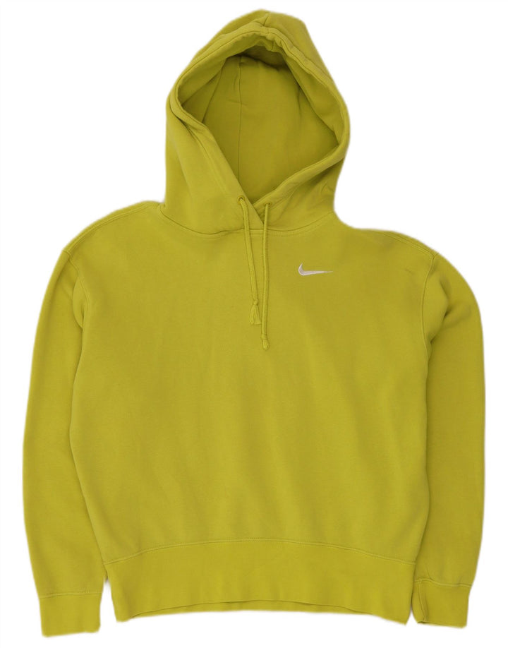 Pulover supradimensionat pentru femei NIKE UK 6 XS bumbac galben