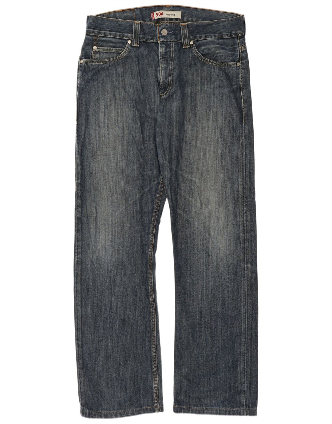 Blugi drepti pentru bărbați Levi's 506 Standard Fit W33 L31 Albastru