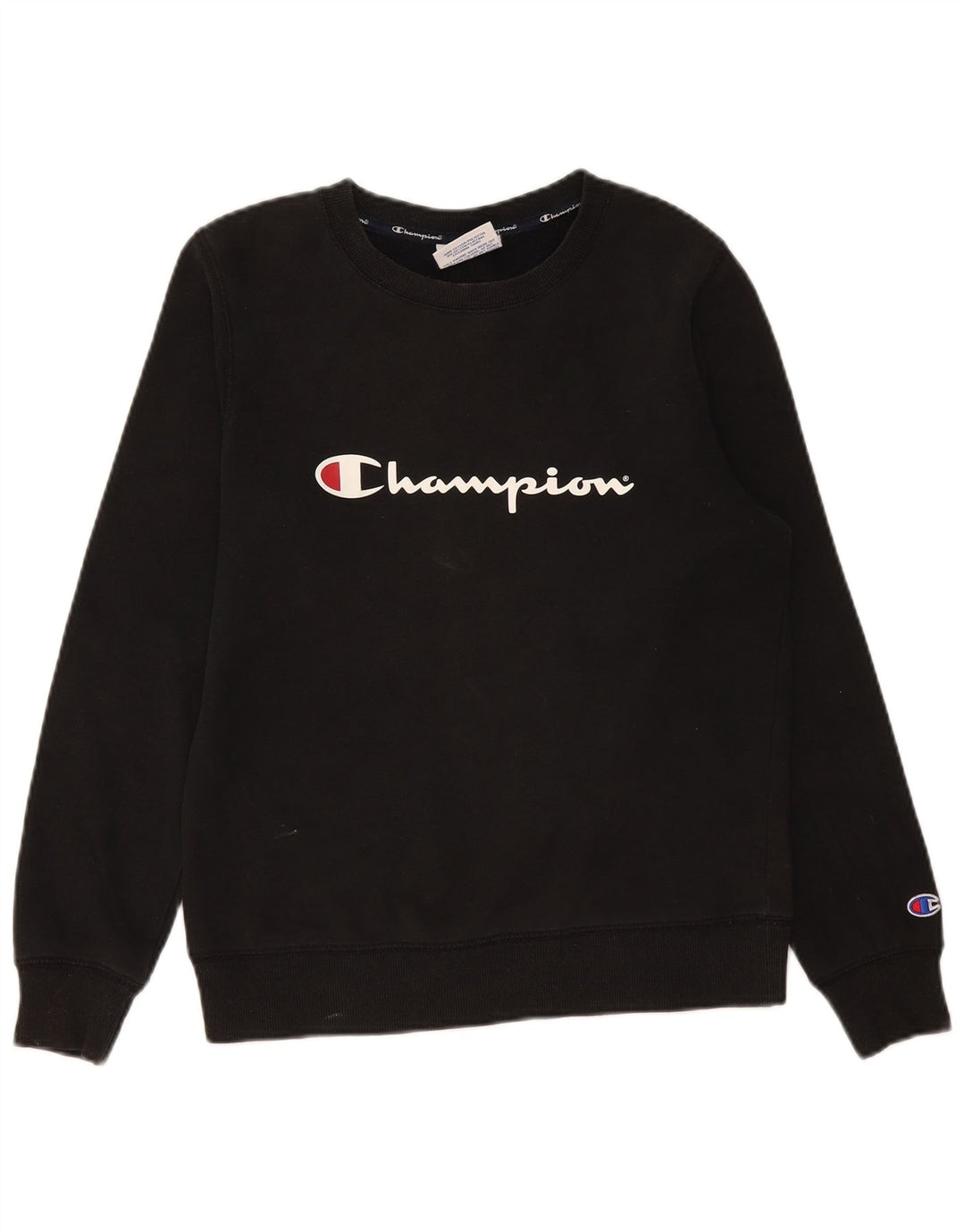 Pulover grafic pentru bărbați Champion Pulover mic, negru, bumbac