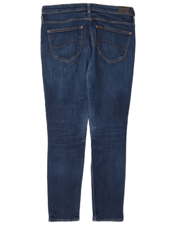 Blugi skinny pentru femei Scarlett Lee W32 L31 bumbac bleumarin