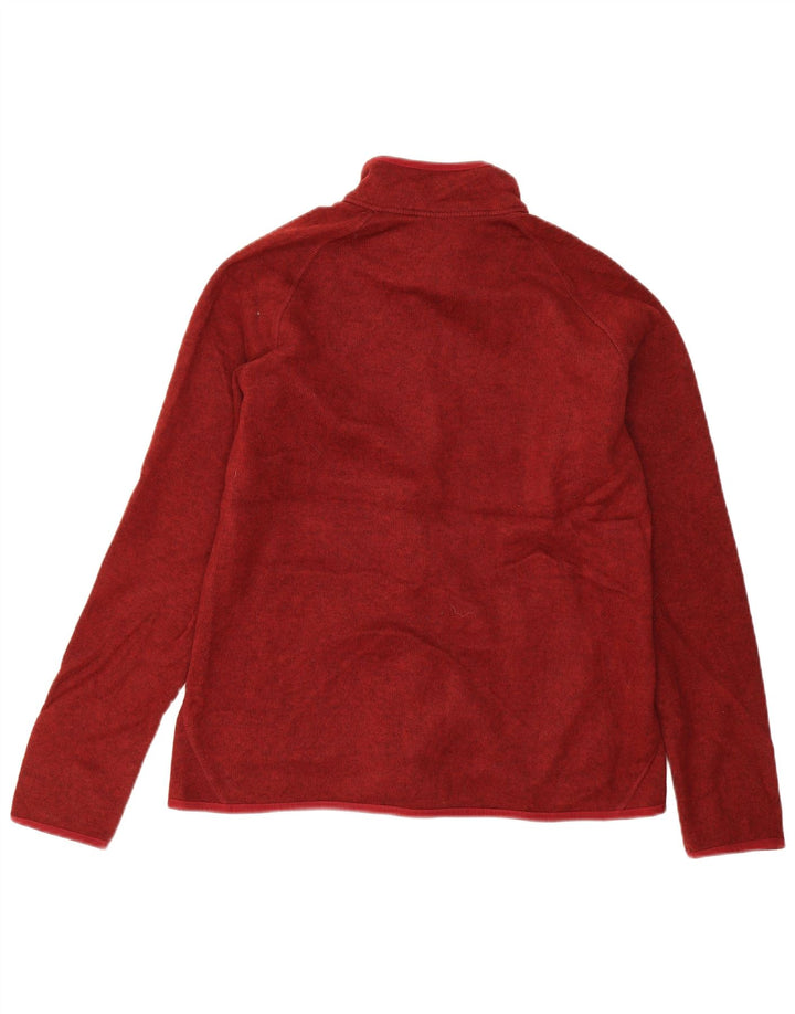 Jachetă de trening pentru femei Eddie Bauer UK 18 XL Poliester striat roșu