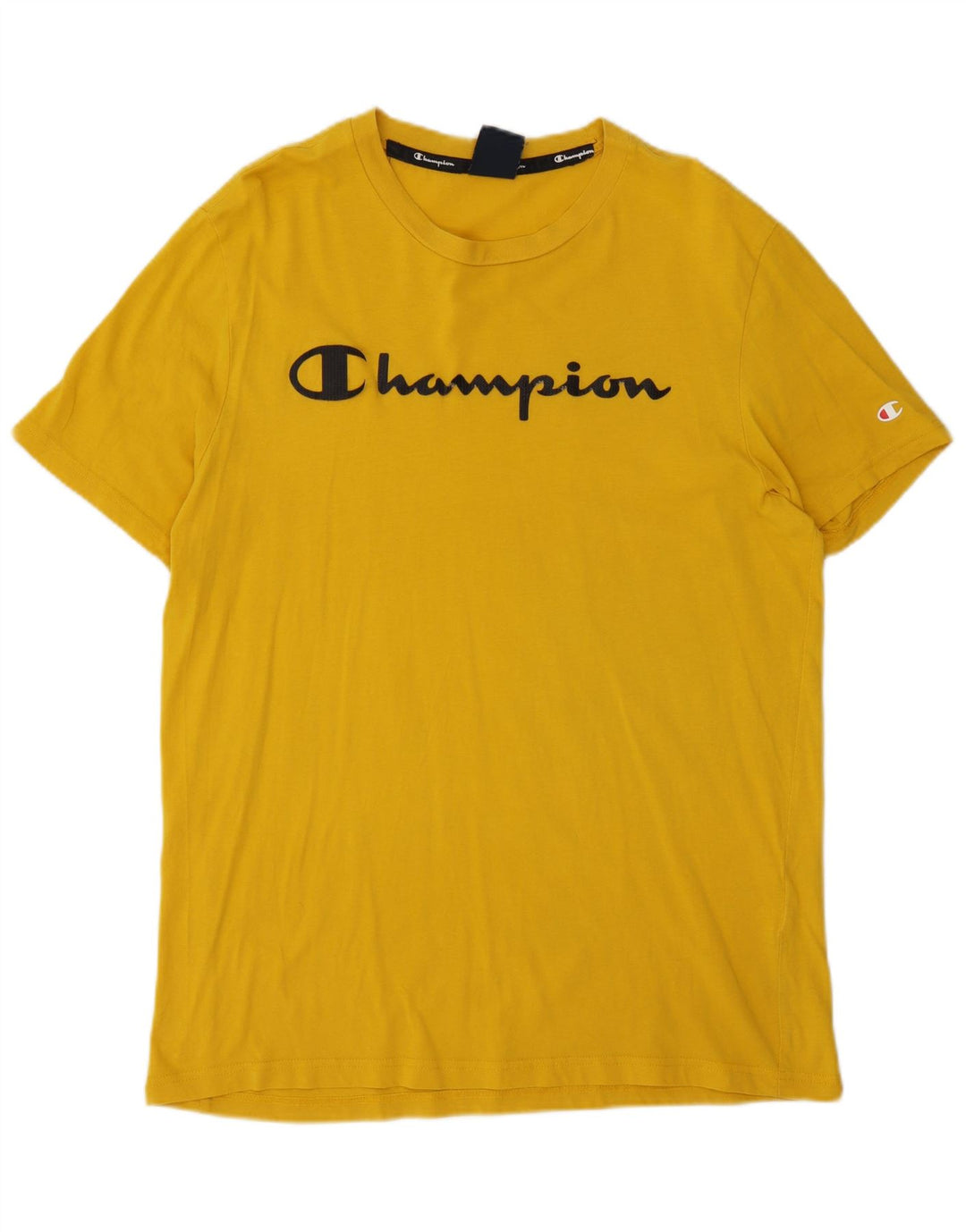 Tricou grafic Champion pentru bărbați Top mediu galben