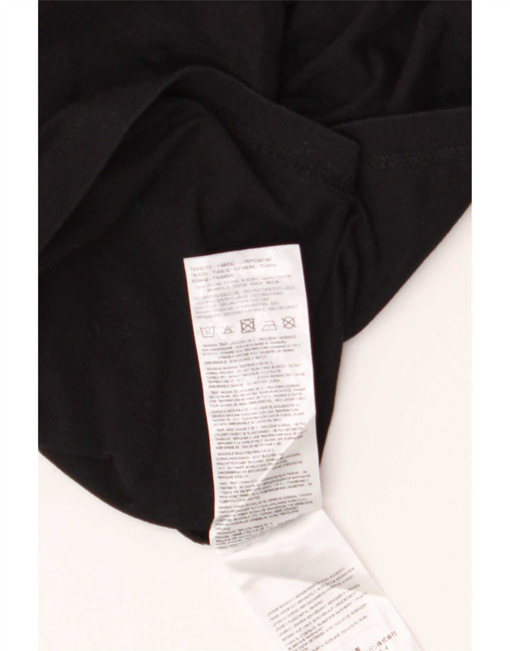 Tricou cu grafică obișnuită pentru bărbați Armani Exchange Top Mic Negru Geometric