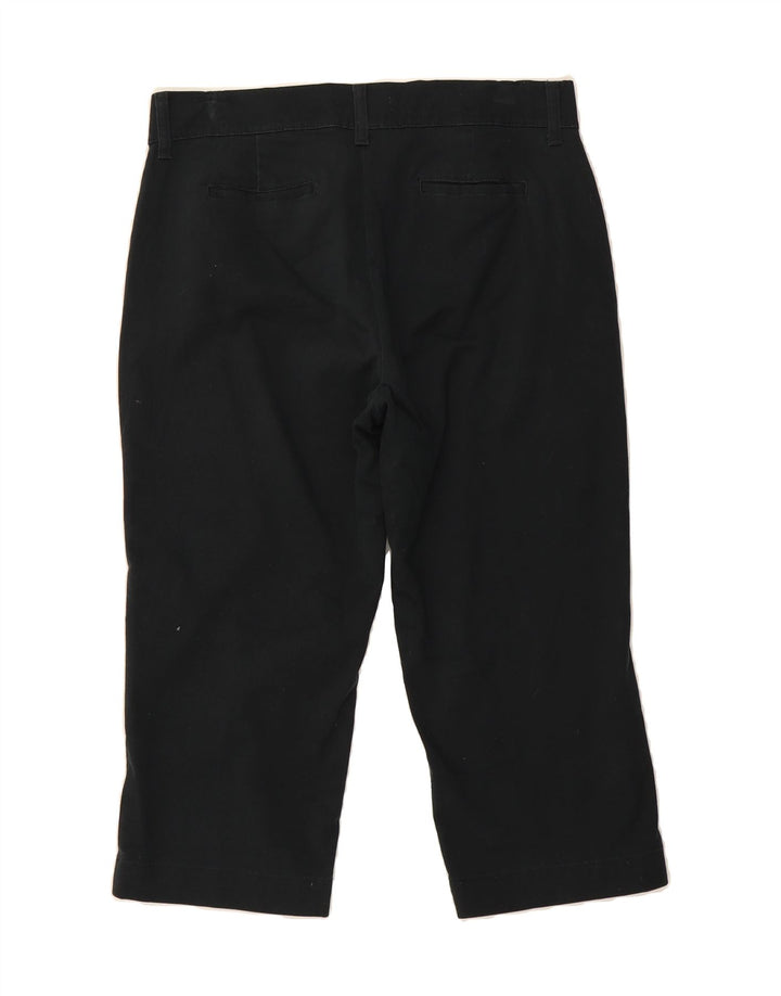 LEE Womens Capri Trousers US 12 Large W34 L20 Black Cotton Vintage Lee and Second-Hand Lee from Messina Hembry 