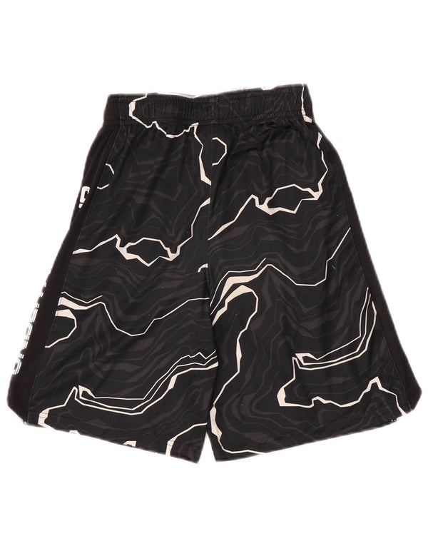 Pantaloni scurți sport grafic Under Armour pentru băieți 7-8 ani mici sport negri