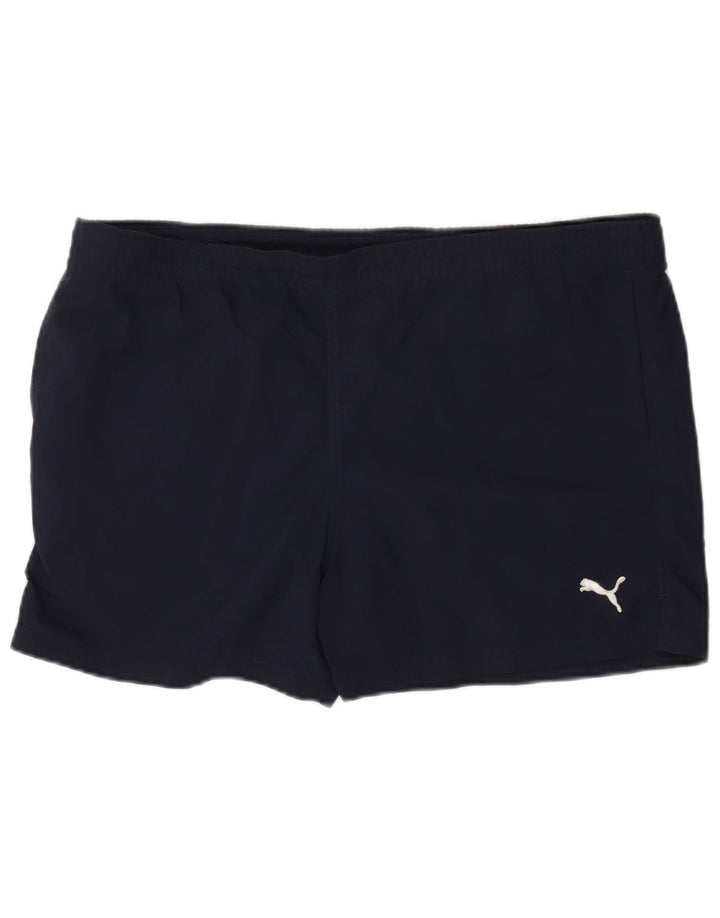 Pantaloni scurți sport Puma pentru bărbați XL, poliamidă bleumarin