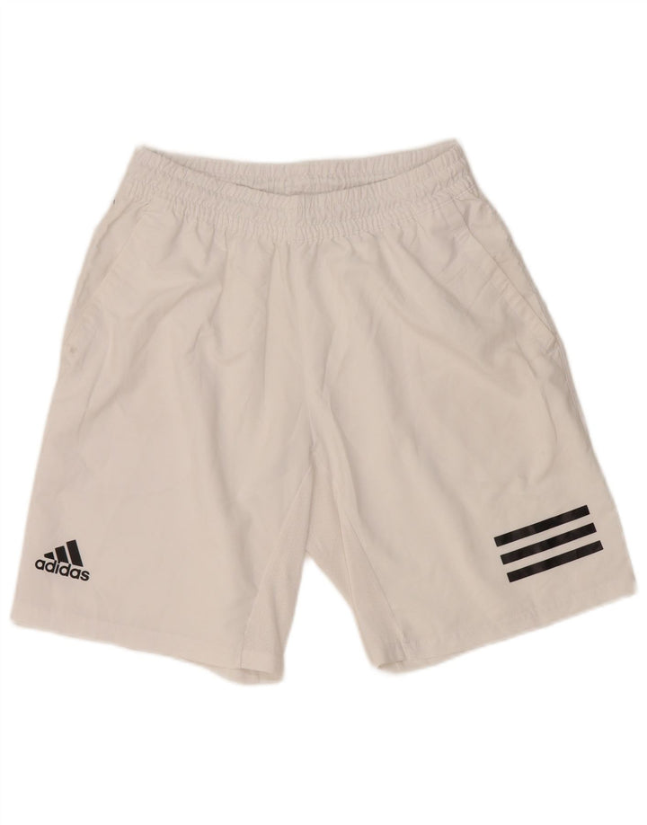 Pantaloni scurți Adidas Aeroready Sport pentru bărbați, poliester alb mediu