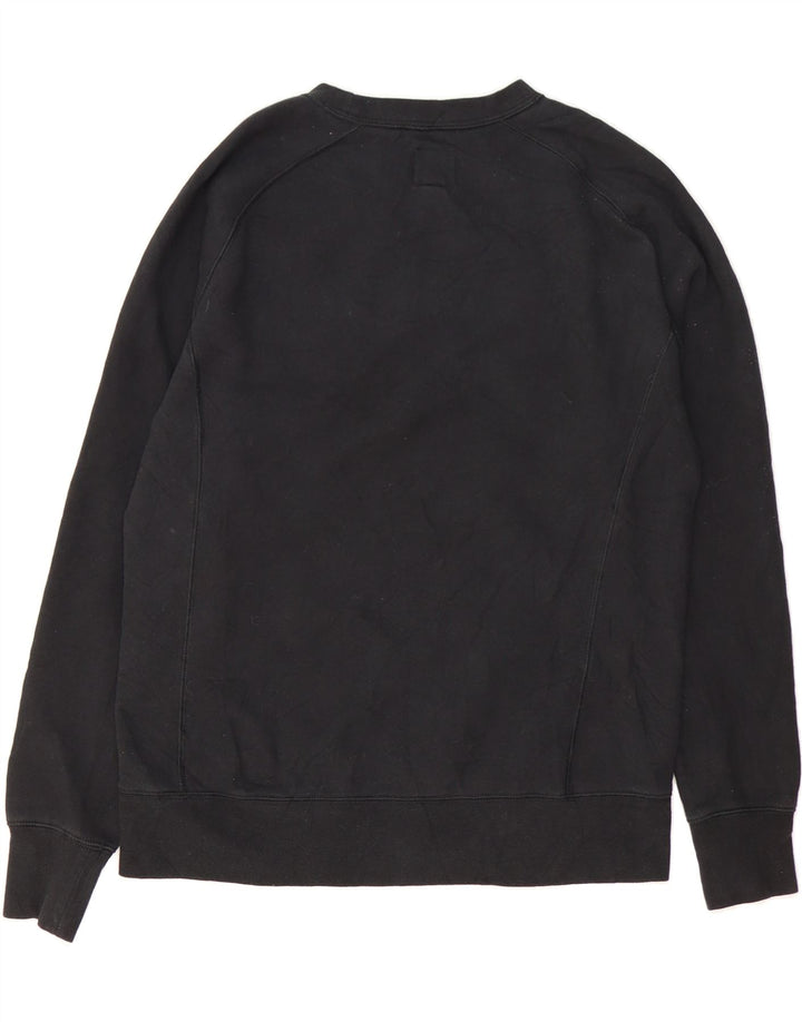 CHAMPION Mens Petit Graphic Sweatshirt Jumper Small Black Cotton Vintage Champion and Second-Hand Champion from Messina Hembry 