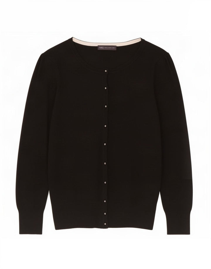 Pulover cardigan pentru femei Marks & Spencer UK 10 Small Black